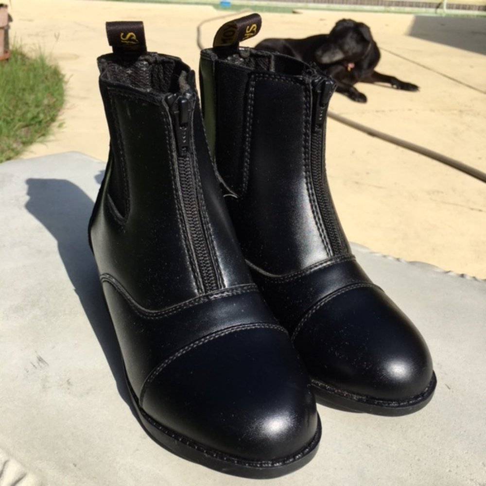 Children's Classic Equestrian Paddock Boots  Sz 3